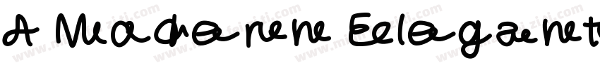 A Modern Elegant Calligraphy Font字体转换